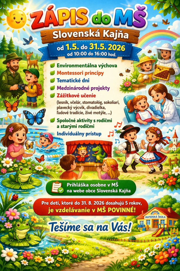 Zápis do MŠ Zápis do MŠ