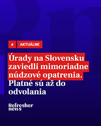 Mimoriadne núdzové opatrenia 1